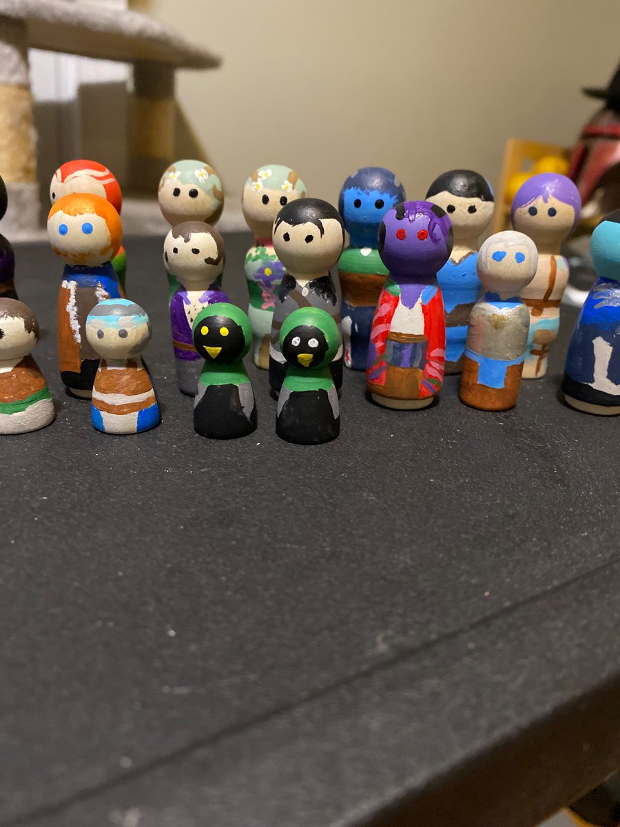 PonacoPuck's tweet photo. Going to NYCC on Saturday as Chetney and decided to make little toys to hand out to fellow Critical Role cosplayers. Can’t wait 😀 #CriticalRoleArt #criticalrole #nycc23 https://t.co/E6RSDlPTij