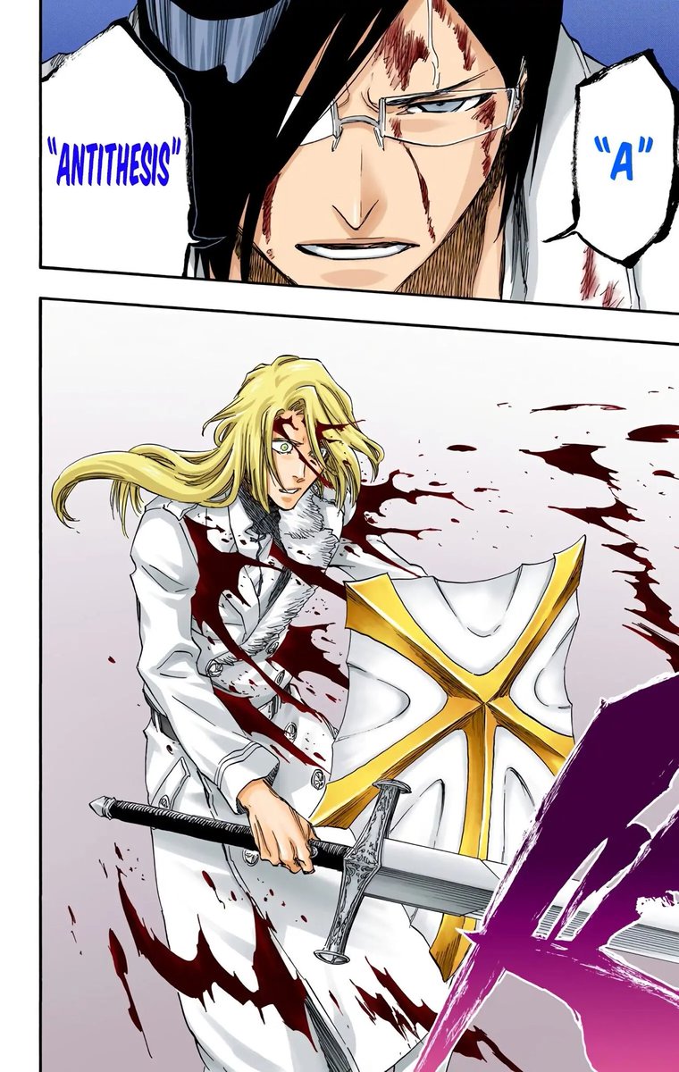 DBWUDE's tweet photo. Yhwach is such a peak antagonist ππ. Ichigover + Uryu has a perfect counter to almighty π. But then why did Yhwach give him a Schrift? (Donβt answer if spoiler) #DBLEACH https://t.co/ocx31oXKXm