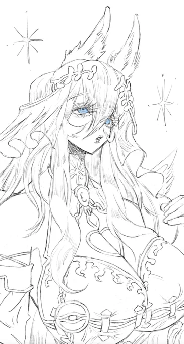 味付けの濃い美しい女が描きたくて落書き 