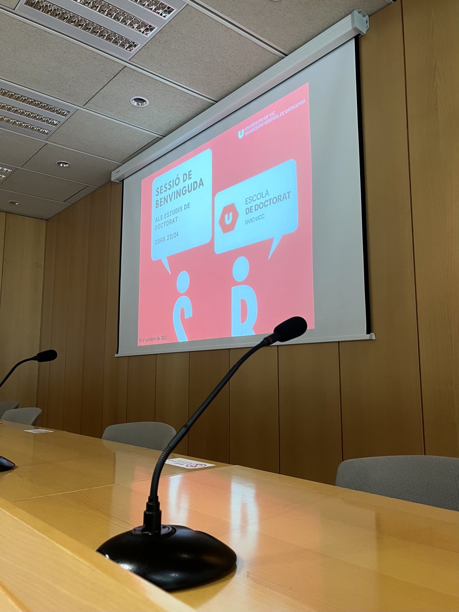📢Tot a punt per a la sessió de benvinguda dels #doctorands i #doctorandes de nou accés

Des de l’Escola de Doctorat us acompanyarem en tot el que necessiteu❗️