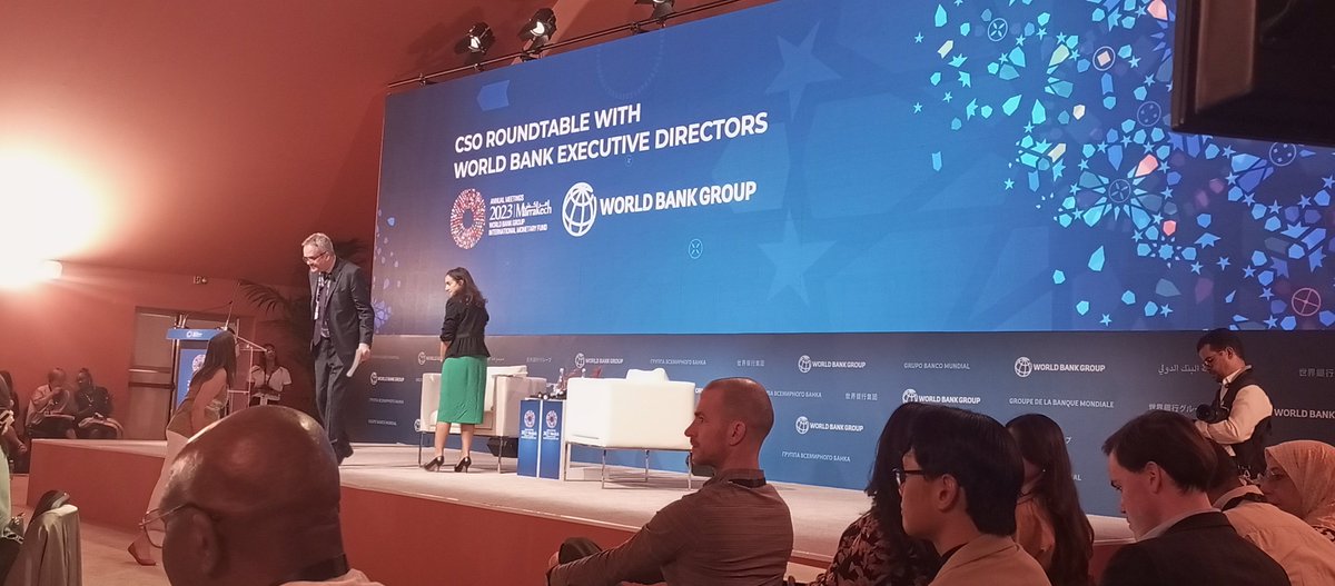 NGoyit's tweet photo. @CSO Round Table Meeting With World Bank Executive  Directors in Marrakech-IMF / World bank Investing in Public Private Partnerships, reducing public expenditure  on gender responsive public services like health, education and other social services, increases  Gender Inequality.* https://t.co/EKAU97WMa5