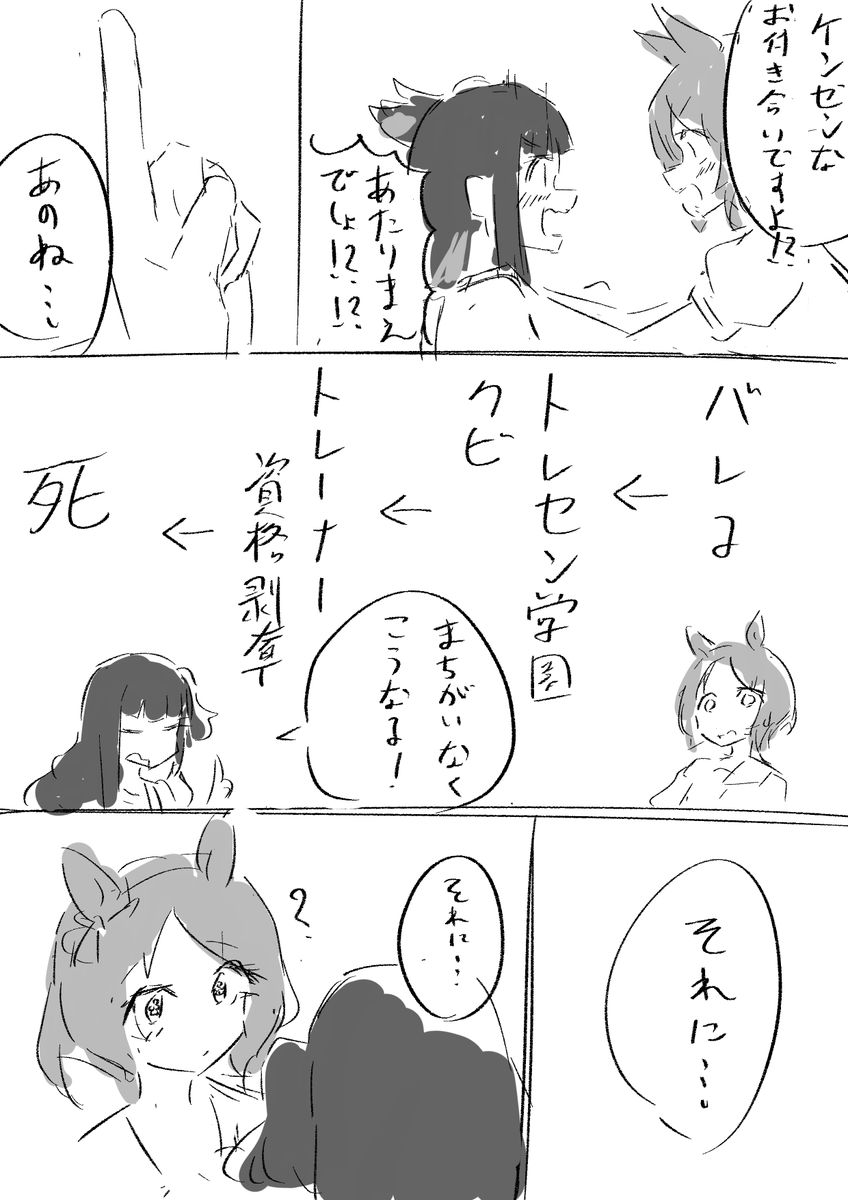 ロレ椿  超自己満足漫画(自己満なので字が汚い)