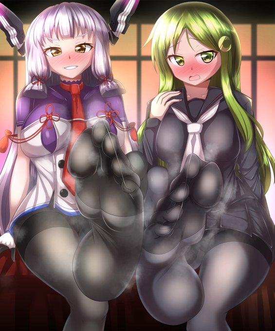 #蒸れ蒸れタイツ足裏がいっぱい嗅げるタグ
ほほぅ…? 