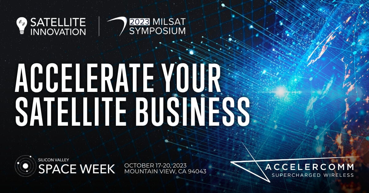 Come and visit AccelerComm at Satellite Innovation 2023 during Silicon Valley Space Week. 

Located on Booth 27, we will be demoing a 5G Software Defined Radio for LEO constellations at hubs.li/Q024ZsNG0 17th - 18th October 2023.

BOOK A MEETING NOW: hubs.li/Q024ZyDp0