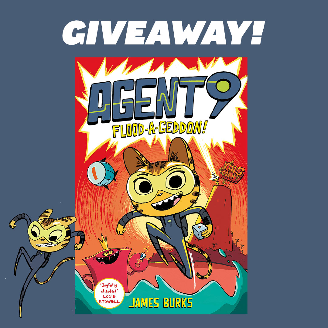 ✨Giveaway!✨

We are giving away two copies of Agent 9: Flood-a-geddon by @jamesburksart!

To enter...
✅Follow us
👍Like and retweet
😍Comment a 😼 emoji

Winner announced in 24 HOURS! <a href="/piccadillypress/">Piccadilly Press 📖✨</a> #Agent9