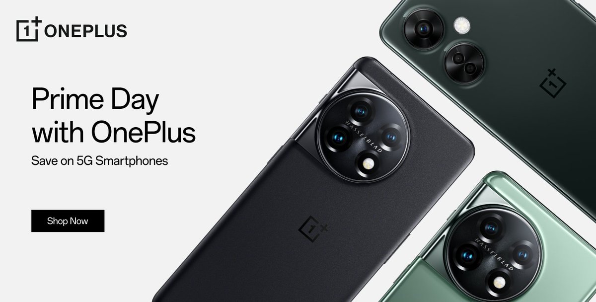 OnePlus_USA's tweet image. The #FallPrimeDay deals have dropped! Save big on your next OnePlus gadget!  OnePlus 11 starts at 569.99 🤩  #PrimeDay 

Check out deals here: amazon.com/stores/OnePlus…