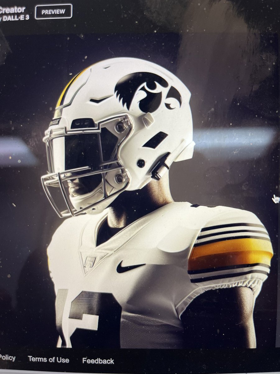 TheRickWebster's tweet photo. AI is pretty neat. @HawkeyeFootball please consider. Thanks https://t.co/1wTsy2nA4Z