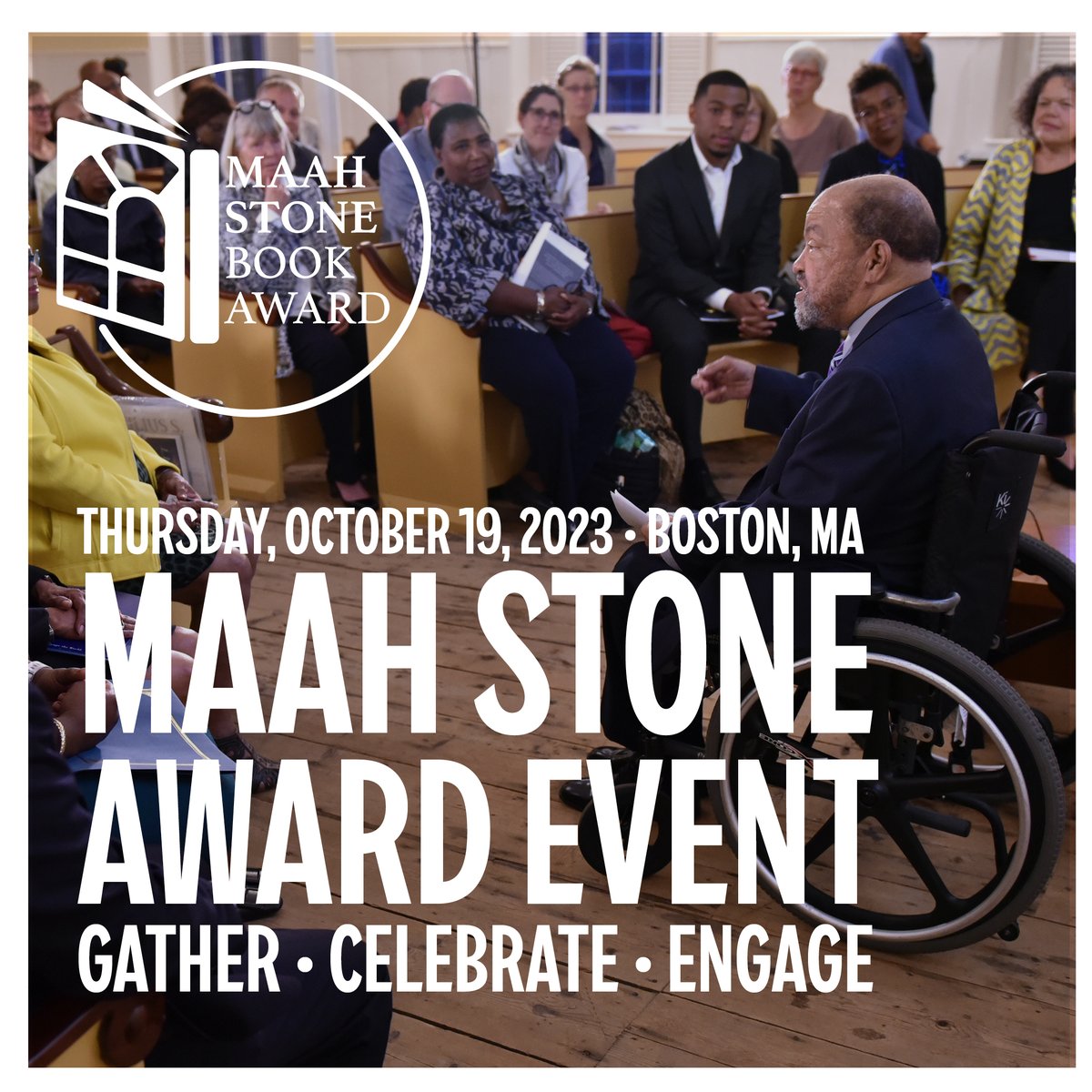 ENGAGE in a stimulating Q&amp;A with our winning authors in-person at the 2023 MAAH Stone Book Award Event. Register today! Reception at the African Meeting House @ 5:30pm. Awards presentation (also live-streamed) at 6:30pm (ET). bit.ly/maahstone23 <a href="/maahmuseum/">Museum of African American History</a> #MAAHStone2023