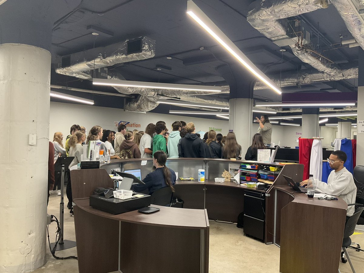 TroyMiamiCtyPL's tweet image. Welcome to the #MakerLab Bethel Schools students!

For group tours or more information, please contact Elijah Stephens at 937-573-2542 or at estephens@tmcpl.org.

The Maker Lab is located at 510 W. Water St., Troy, Ohio 45373.