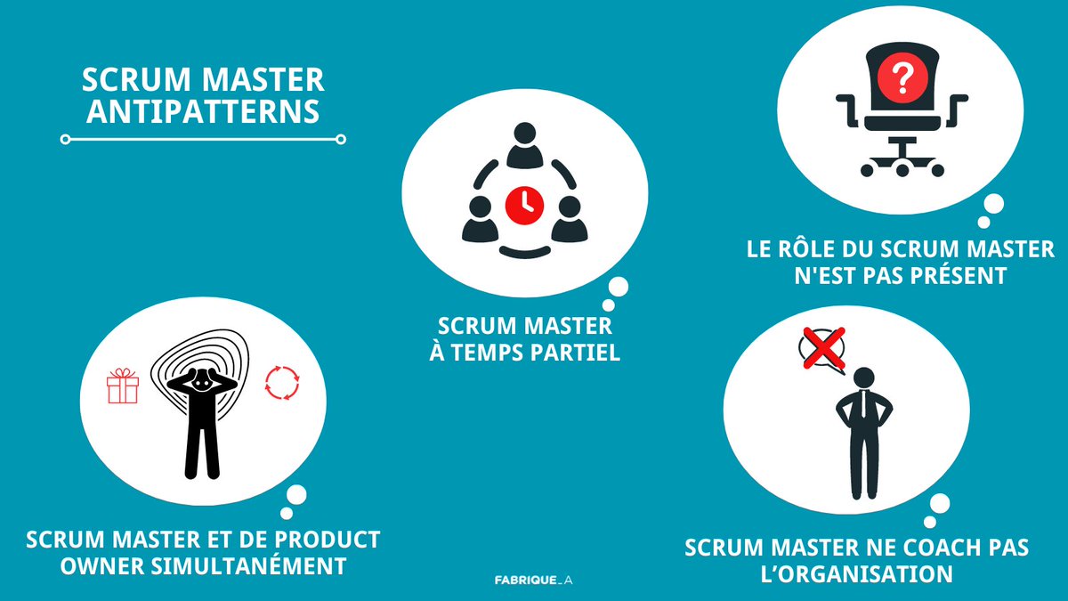 🚫 #ScrumMasters, découvrez les #antipatterns à absolument éviter pour mener à bien votre projet! 

Apprenez-en plus dans notre nouvel article de blog 👉 fabriqueagile.com/antipatterns-d…