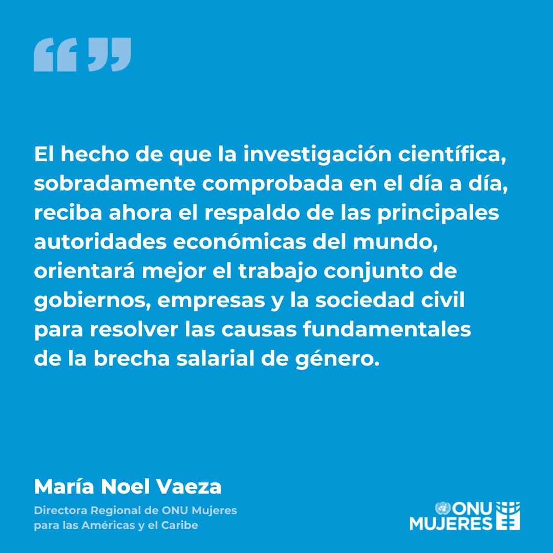 ONUMujeres's tweet photo. 🥇 Claudia Goldin ganó el Premio Nobel @NobelPrize y para la lucha por la igualdad de género es motivo de celebración. https://t.co/vP1AZX6uK7
