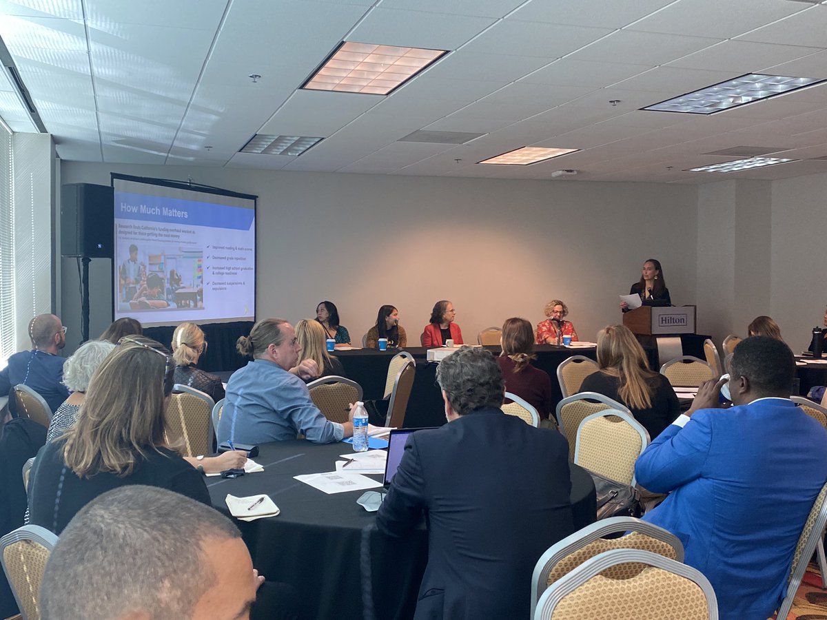 EdEquityLawyer's tweet image. Sharing positive impact of CA’s equitable funding formula #LCFF for low-income students. In Education, #moneymatters #equitymatters #lcffisworking #edfunders23 @Edfunders