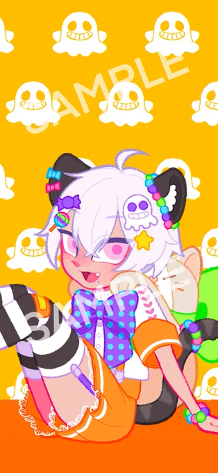 【お仕事報告】 VTuber黒虎アキくんの10月メンバーシップ特典のPCとスマホの待受を制作しました メンシプになるとイラスト使えるよ!詳しくは黒虎アキくんのチャンネルをチェック 