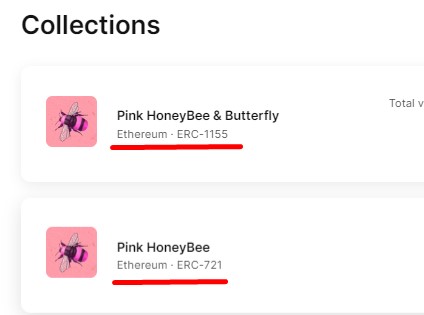 pinkhoney_bee's tweet photo. <바뀐 오픈씨 컬렉션 만들기>
직접 경험한 정보 공유합니다. 
도움이 되셨으면 하는 바램에 올리니 참고하세요!🥰🩷

1) 오픈씨 [Studio]->[Creat]를 누르면 두가지 선택지가 나오는데, 
[Drop a collection]에 들어가서 컬렉션을 만들면 ERC-721로 만들어지고,
[Create an NFT로] 들어가서 컬렉션을 만들면 ERC-1155로 만들어집니다.
*주의* [Drop a collection] 컬렉션은 한번에 여러아이템을 Drop할때나, Reveal형식이나, Mint stage를 만들때나 이럴때 쓰셔야 해요.(ERC-721)
기존처럼 하시려면 [Create an NFT]에서 컬렉션을 만드셔야 합니다.(ERC-1155)

2) 제가 처음에 [Drop a collection]에서 컬렉션을 만들었습니다. 
그리고 NFT 올릴땐 [Create an NFT]로 들어가서 하나씩 올리면 되겠지 라고 생각했는데 착오였습니다.
이렇게 되면 [Create an NFT]에 들어갔을때- 컬렉션이 뜨지 않아요!! ERC-721컬렉션은 뜨지 않습니다.

3) 🌟다시 [Create an NFT]로 들어가서 맨 위에 Creat a new collection에서 컬렉션을 만들고 나서,
매번 [Creat]->[Create an NFT]로 들어가면 만든 컬렉션을 선택할 수 있게 되고, 기존처럼 1개씩 민팅이 가능합니다. 방법도 같아요.
*대신 예전처럼 민팅 후 수정은 불가하니 신중하게 올리셔야 합니다!!

4) 민팅페이지에서 모두 작성 후 [Create] 버튼을 누르면 반응이 없을 수도 있습니다. 저는 10초정도 시간차를 두고 한 평균 3번째 눌렀을때 진행창이 떴어요. (업로드-가스비결제-민팅완료)
안넘어간다고 Create 버튼을 연타하시면 에러창이 뜰수도 있습니다. (저만 그랬을 수도 있어요;;)

5) 예전엔 MP4파일로 올릴때 목록에 보일 이미지 파일도 함께 올렸었는데, 이제는 MP4파일만 올리게 되고 자동으로 첫화면으로 표시됩니다.
민팅 직후 간혹 목록에 이미지가 다른게 뜨거나 늦게 뜨는 경우가 있는데, 당황하지 마시고 조금 기다리시면 올라옵니다.

6) 제일 걱정하시는 <가스피>
요즘 한국기준 am9~pm3시가 가장 저렴한 듯한데, 늘 다르니 가스피 프로그램으로 확인하셔요. 
제가 오늘 오전에 '가스피 5gwie'일때 컬렉션 생성, 민팅했는데 참고하셔요.
이제는 컬렉션만들때, 민팅할때, 매번 가스피 듭니다. (리스팅: 가스피X)

❣️이더리움컬렉션 내용입니다. ❣️
<5 Gwie 기준>
* Creat Collection $1.95 (약0.0012ETH)
* Minting $1.1~1.9 
* Transfer $0.45~0.7
(알기쉽게 $표시)

가스피 시간대만 잘 이용하면, 많이 부담될 정도의 금액은 아닌것 같습니다.
저 같은 경우 핑크허니비 컬렉션을 오픈씨에서 시작했기때문에 이어서 하는것이 맞다고 결정내렸고, 다음 컬렉션은 다른 마켓플레이스에서 만들어 보는것으로 생각하고 있어요.
다들 혼란스러우시겠지만, 막상 부딪혀보면 길이 보이니 도전해보세요!
작가님들끼리 서로 많은 정보들이 더 공유되었으면 좋겠습니다. 화이팅💕💕💕

#오픈씨 #오픈씨컬렉션 #오픈씨민팅 #OpenSea #OpenSeaCollection @opensea