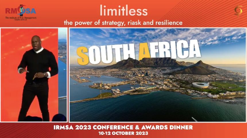 COVERchat's tweet photo. SA biggest achilles is that we don't believe in ourselves anymore. 
- Vusi Thembekwayo, Venture capitalist, elite coach and mentor
#RiskManagement #IRMSACon23 #KnowledgeShared
@IRMSAInsight https://t.co/C6O6hLXDrZ
