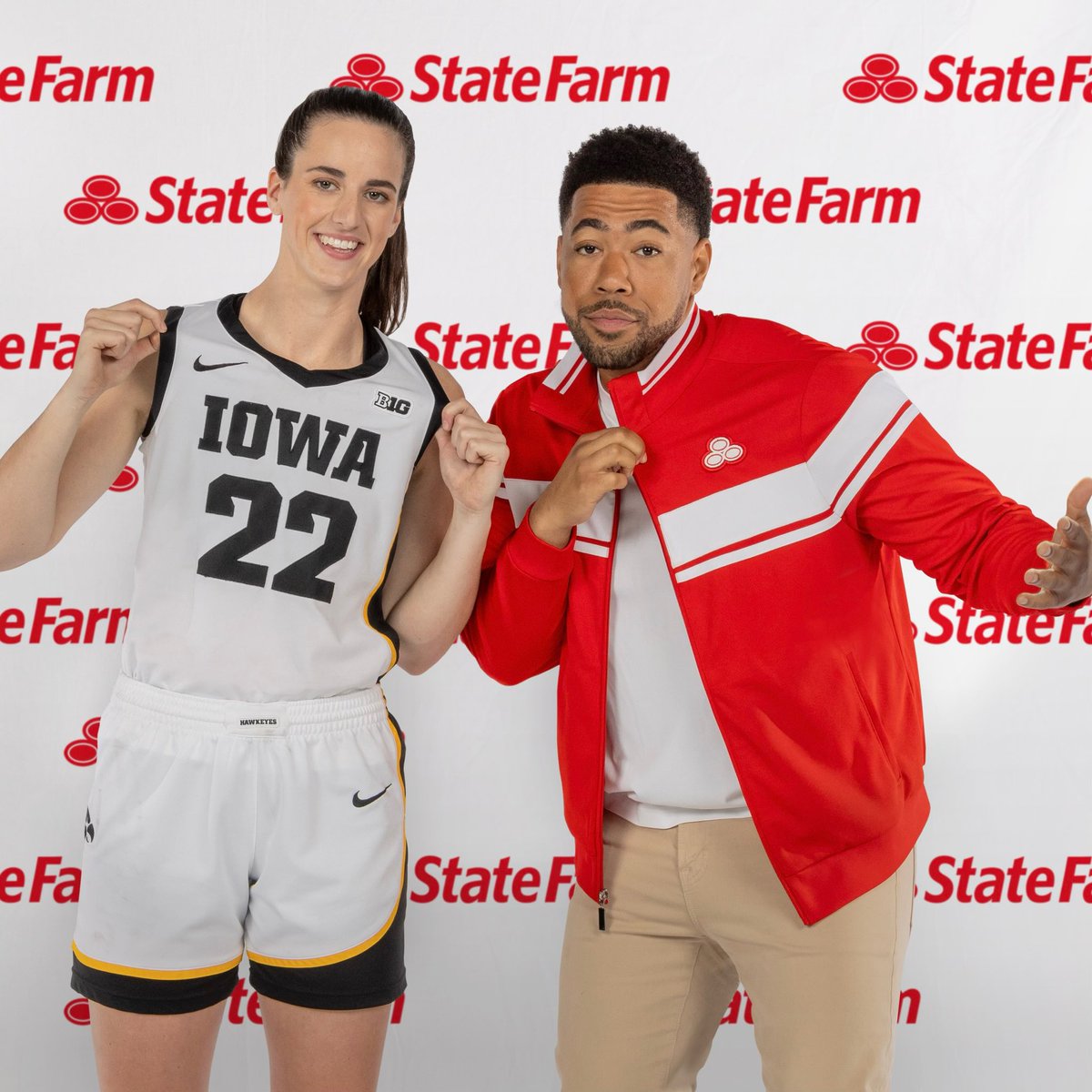 Caitlin Clark (@caitlinclark22) on Twitter photo Honored to be the first college athlete joining team <a href="/StateFarm/">State Farm</a> ! π₯³ So, where do I get the freshest khakis <a href="/JakeStateFarm/">Jake from State Farm</a> ?Β #ad Honored to be the first college athlete joining team <a href="/StateFarm/">State Farm</a> ! π₯³ So, where do I get the freshest khakis <a href="/JakeStateFarm/">Jake from State Farm</a> ?Β #ad