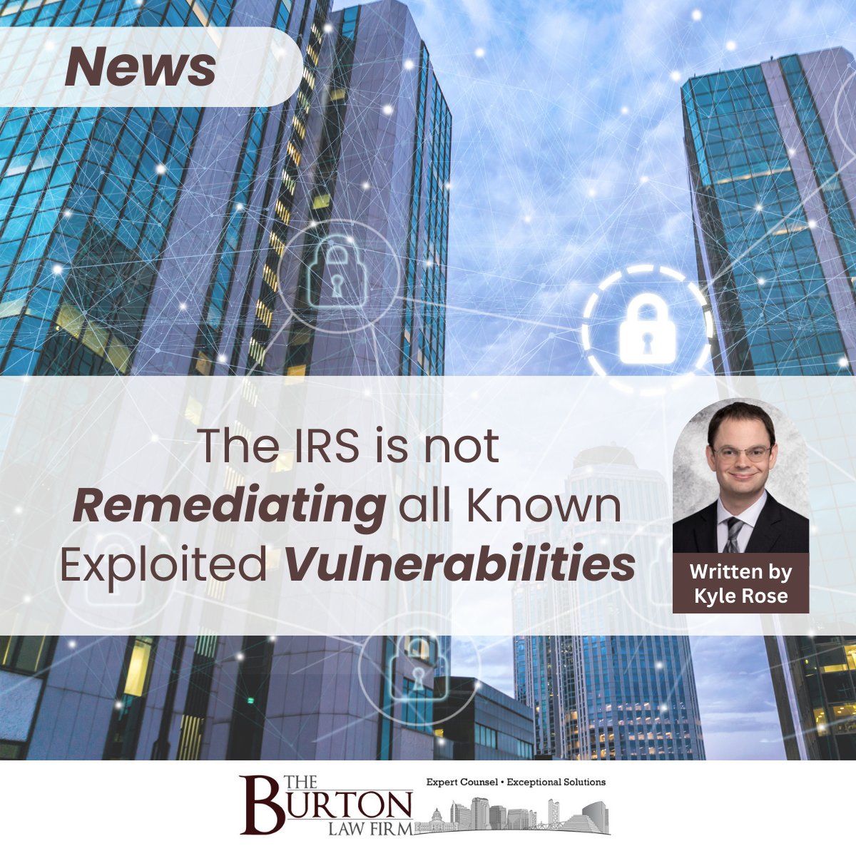 BurtonLawFirm's tweet image. The IRS is not Remediating all Known Exploited Vulnerabilities.

Want to find out more? Our recent article by Kyle Rose discusses the matter in more detail: bit.ly/3PC47kR 

#IRS #KnownExploitedVulnerabilities #KEVCatalog