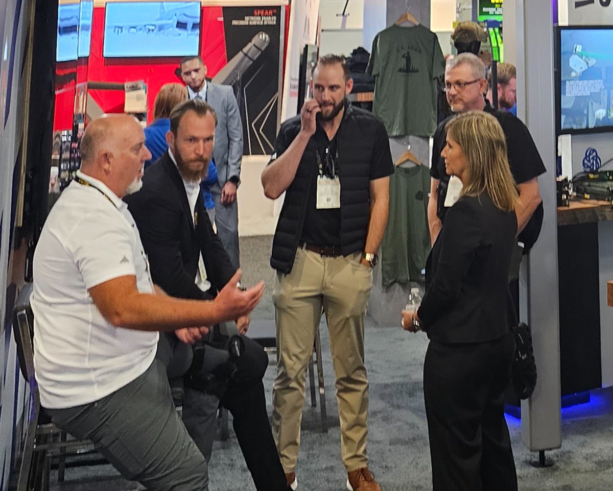 PSWaveRelay's tweet photo. Our team is thrilled to be at #AUSA2023 showcasing our #WaveRelay #MANET and #CloudRelay solutions for Distributed Mission Command.
We're located at Booth 8211 in Exhibit Hall E; so if you are in #WashingtonDC, stop by and chat with us.
#USArmy #AUSA https://t.co/bj5Za06JZR