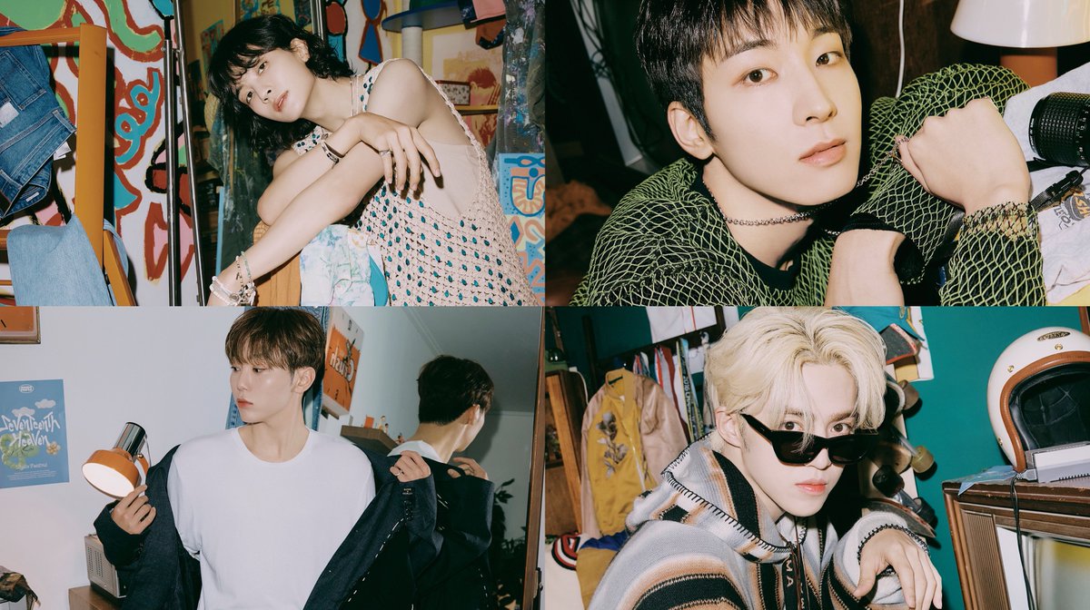 PopBase's tweet photo. SEVENTEEN stuns in first set of teasers to their upcoming album ‘Seventeenth Heaven.’ Out October 23rd. https://t.co/ybse3YElCz