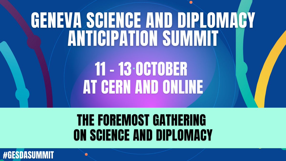 I’m thrilled to join #sciencediplomacy experts at the <a href="/GESDAglobal/">Geneva Science and Diplomacy Anticipator</a> Geneva Science and Diplomacy Anticipator summit lnkd.in/g-yuqZFQ hosted this year at <a href="/CERN/">CERN</a> and talk about the potential of quantum computing for the world. #GESDA #GESDASUMMIT