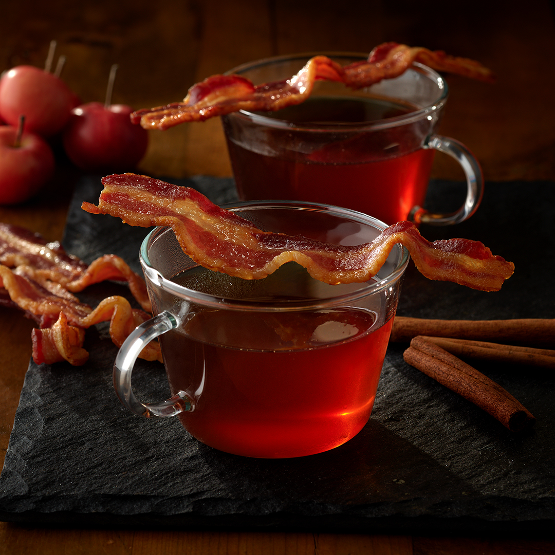 Fall flavors meet sizzling bacon in a match made in heaven! Our Apple Cider Flavored Bacon 🥓 is the perfect blend of sweet and savory. 🍂 🍎