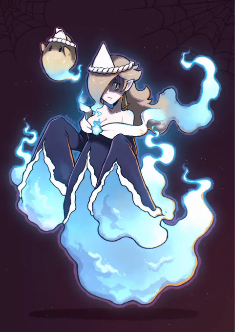 SPOOKY PRINCESSES        Wandering Ghost Rosalina  A Spooky Ghost design for our Galaxy princess for this spooky season! Who is next?