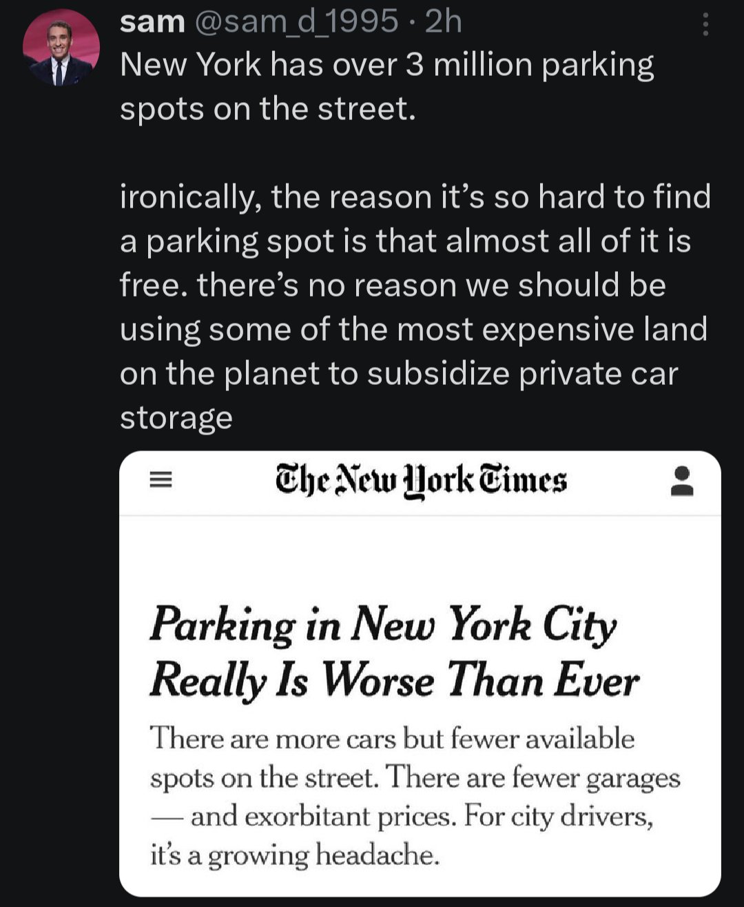 Parking in New York City Really Is Worse Than Ever - The New York Times