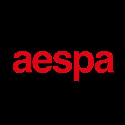 imstildreaming's tweet photo. kinda sad seeing aespa’s logo go from this to this boring ass red https://t.co/cO7pYFj2gQ