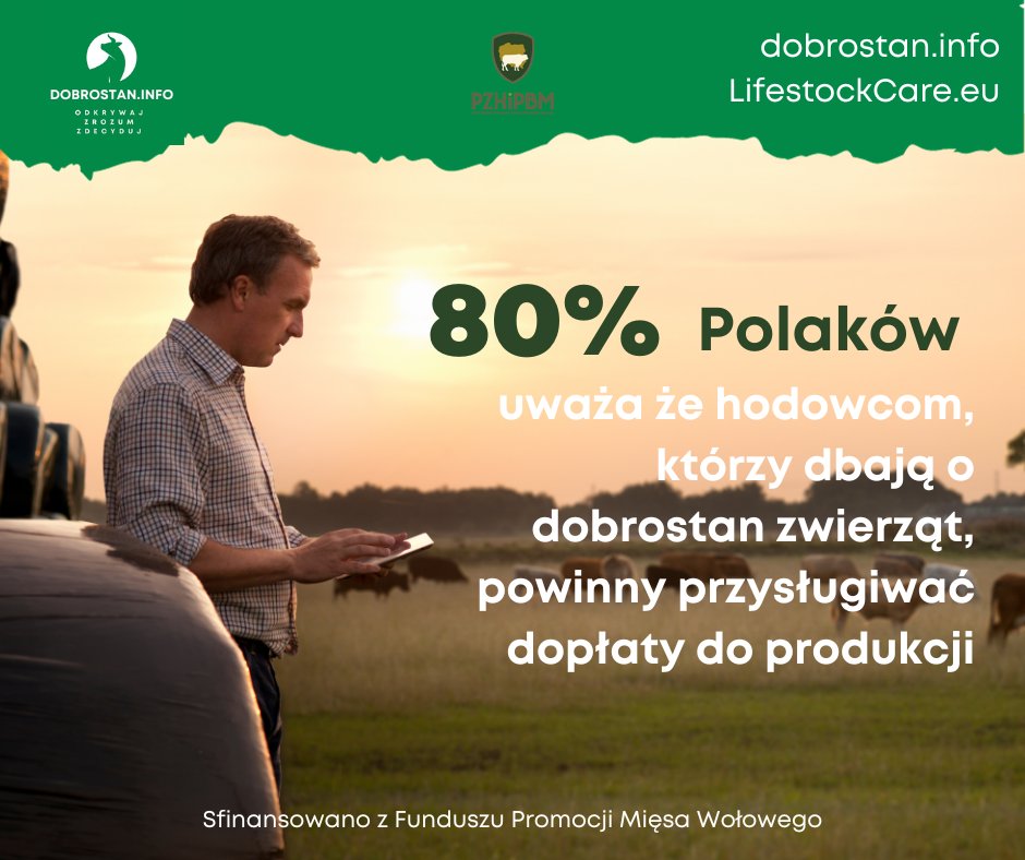 Dobrostan_info's tweet photo. Polacy chcą wsparcia finansowego dla hodowców, którzy dbają o dobrostan zwierząt. 

#raportdobrostan #dobrostanzwierzat
#FPMWł https://t.co/cUlkWNSVUq