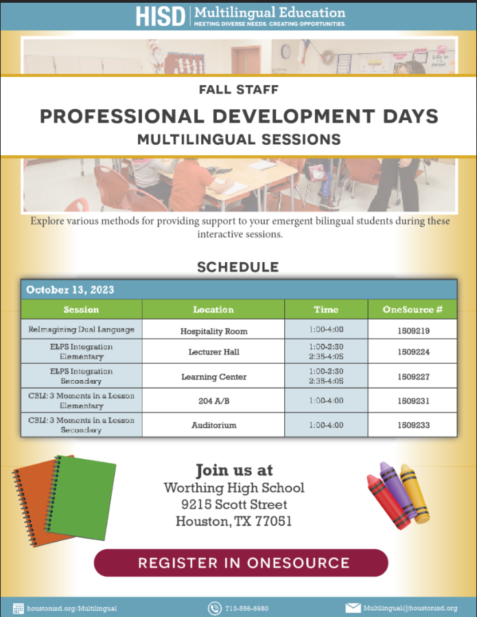 Teachers, are you looking for PDs on how to support EBs⁉️ Check the @HISDMultiPrgms for October 13 👇👇 @HISDNorthDiv  @HisdSouth <a href="/HISDWestArea/">HISDWestAreaSchools</a> @HISDCentral