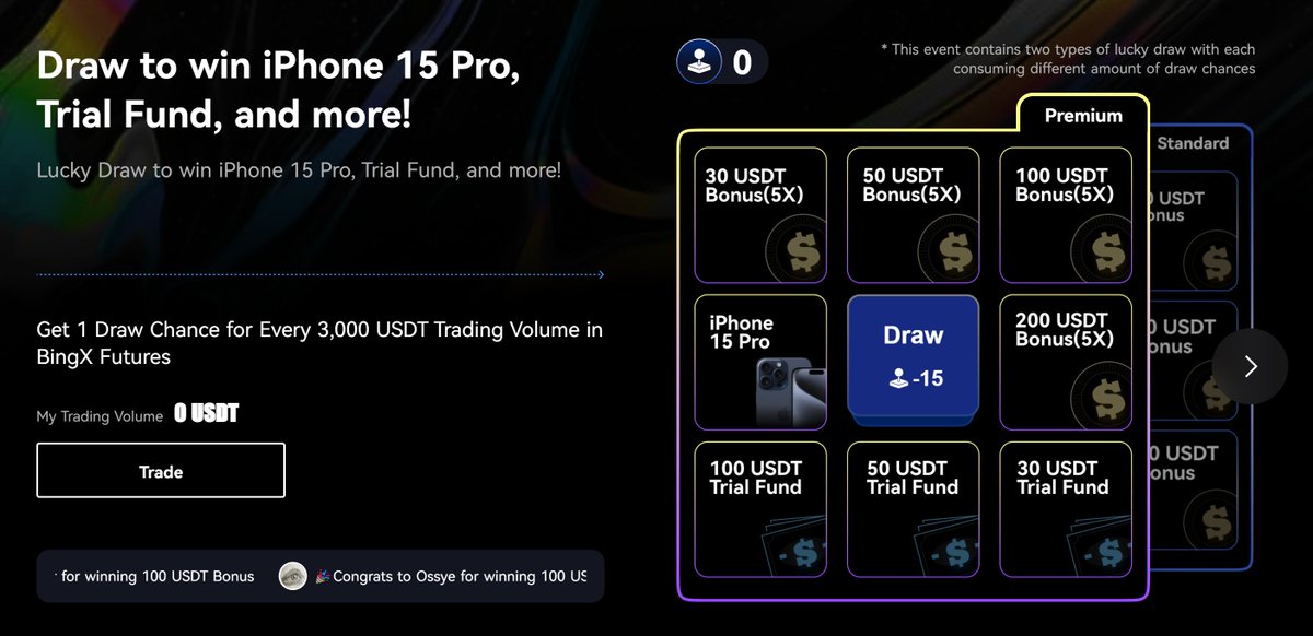 DegenApe99's tweet photo. Want to get a brand-new iPhone 15 pro? 
Go to BingX and get a chance to win one.

The term is simple, you just need to deposit and trade there. More details can be found here:

https://t.co/c5XC0RWlhU https://t.co/94XVwpA1BN