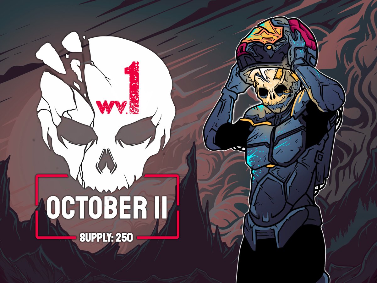 GM! Are you ready for The Shattered by <a href="/lc_illustrates/">LC | Concept Artist & Illustrator</a>?
Mint for Wave 1 starts tomorrow at 11 EST! 
Let me know if you score my 1/1! 👀