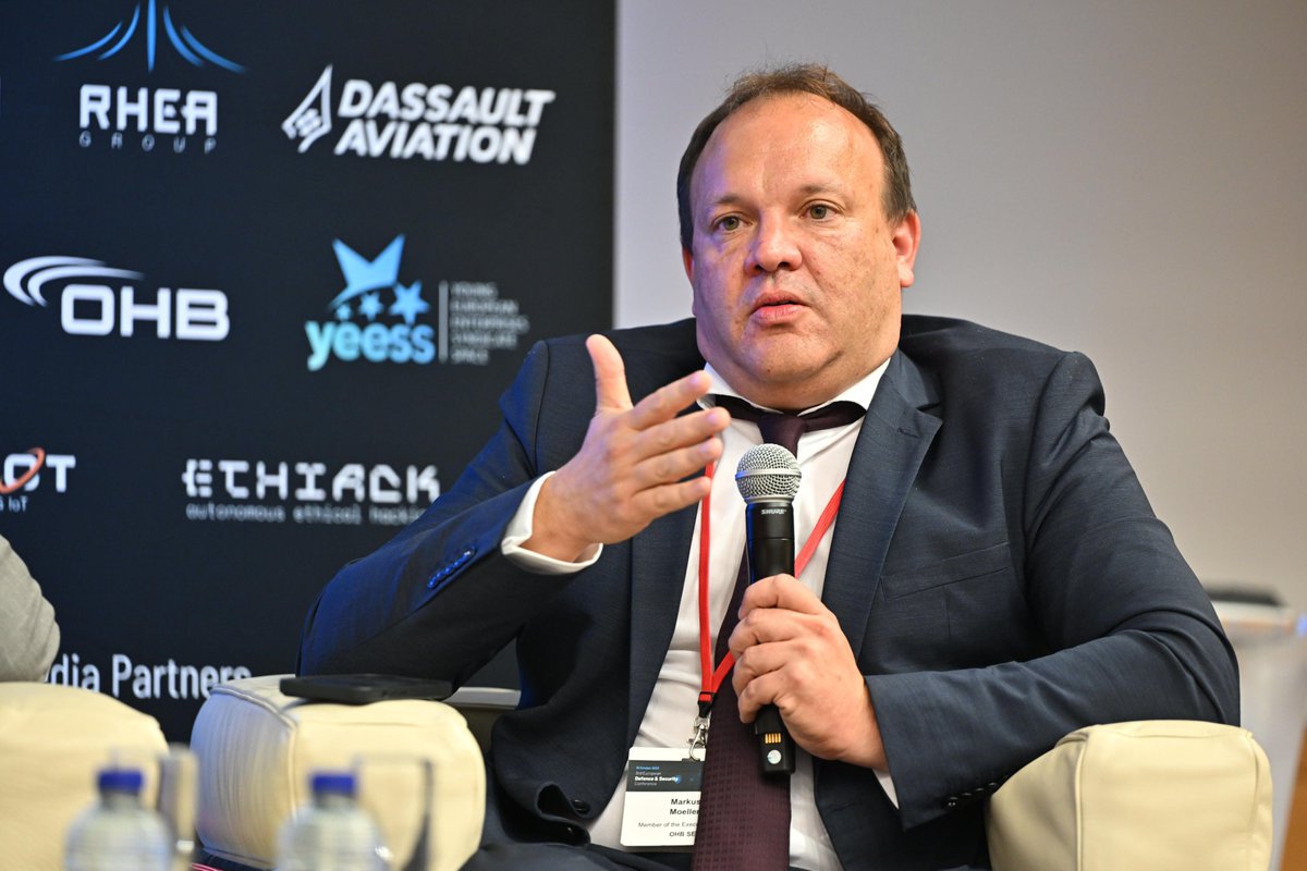 BBE_Europe's tweet photo. Autonomous access to space and the protection of critical infrastructure are critical to guarantee EU's strategic autonomy 🛡️🛰️

@defis_eu's @C_Kavvada, @eu_eeas' Carine Clays, @ArianeGroup's Martin Sion and @OHB_SE's Markus Moeller discussed the link between space and security. https://t.co/x05nYfVYnr