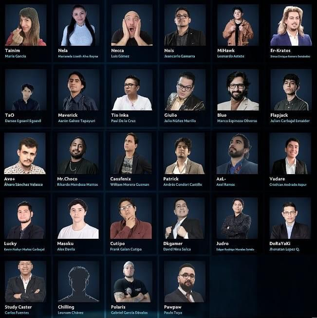 Pancho Justo 🖊 (@justopancho) on Twitter photo Quizás sea un poco tarde, pero no quiero perder la oportunidad de saludar y felicitar a todos los talentos en español para The International 12.
<a href="/TainimLaFuria/">Tainim</a> <a href="/nelaggwp/">Nela Otaku</a> <a href="/viciuslab/">Necca</a> <a href="/noiscaster/">Nois</a> Mihakw, <a href="/Er_Kratos/">Dimas Romero</a> Tao, Maverick, <a href="/tioinka112193/">Paul</a> Giulio, <a href="/elbluecito/">Marco 'Blue' Espinoza 🐧</a> <a href="/FlapjackDotA/">Julián</a> Quizás sea un poco tarde, pero no quiero perder la oportunidad de saludar y felicitar a todos los talentos en español para The International 12.
<a href="/TainimLaFuria/">Tainim</a> <a href="/nelaggwp/">Nela Otaku</a> <a href="/viciuslab/">Necca</a> <a href="/noiscaster/">Nois</a> Mihakw, <a href="/Er_Kratos/">Dimas Romero</a> Tao, Maverick, <a href="/tioinka112193/">Paul</a> Giulio, <a href="/elbluecito/">Marco 'Blue' Espinoza 🐧</a> <a href="/FlapjackDotA/">Julián</a>