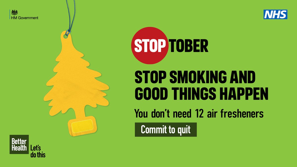 Keep going! Remember, good things happen when you stop smoking. What benefits have you started to notice? #Stoptober