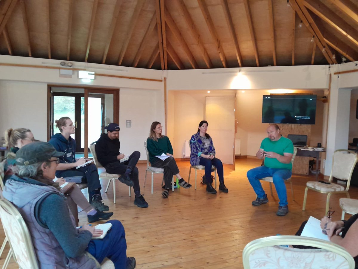 The Community Climate Action toolkit we co-created with <a href="/common_k_/">Common Knowledge</a> is being put to the test today! A group of community leaders are carrying out a skill sharing session down in West Clare, using one of the tools in the prototype toolkit we developed over the summer