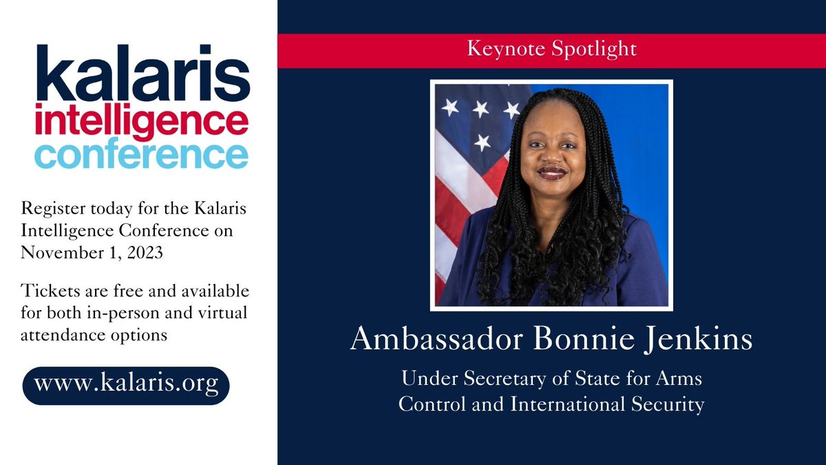 The Kalaris Intelligence Conference is less than a month away! Get to know one of our keynote speakers before the big day: Ambassador Bonnie Jenkins.

RSVP: kalaris.org

<a href="/CSETGeorgetown/">CSET</a>
<a href="/Georgetown/">Georgetown University</a>
<a href="/georgetownsfs/">Georgetown SFS</a>