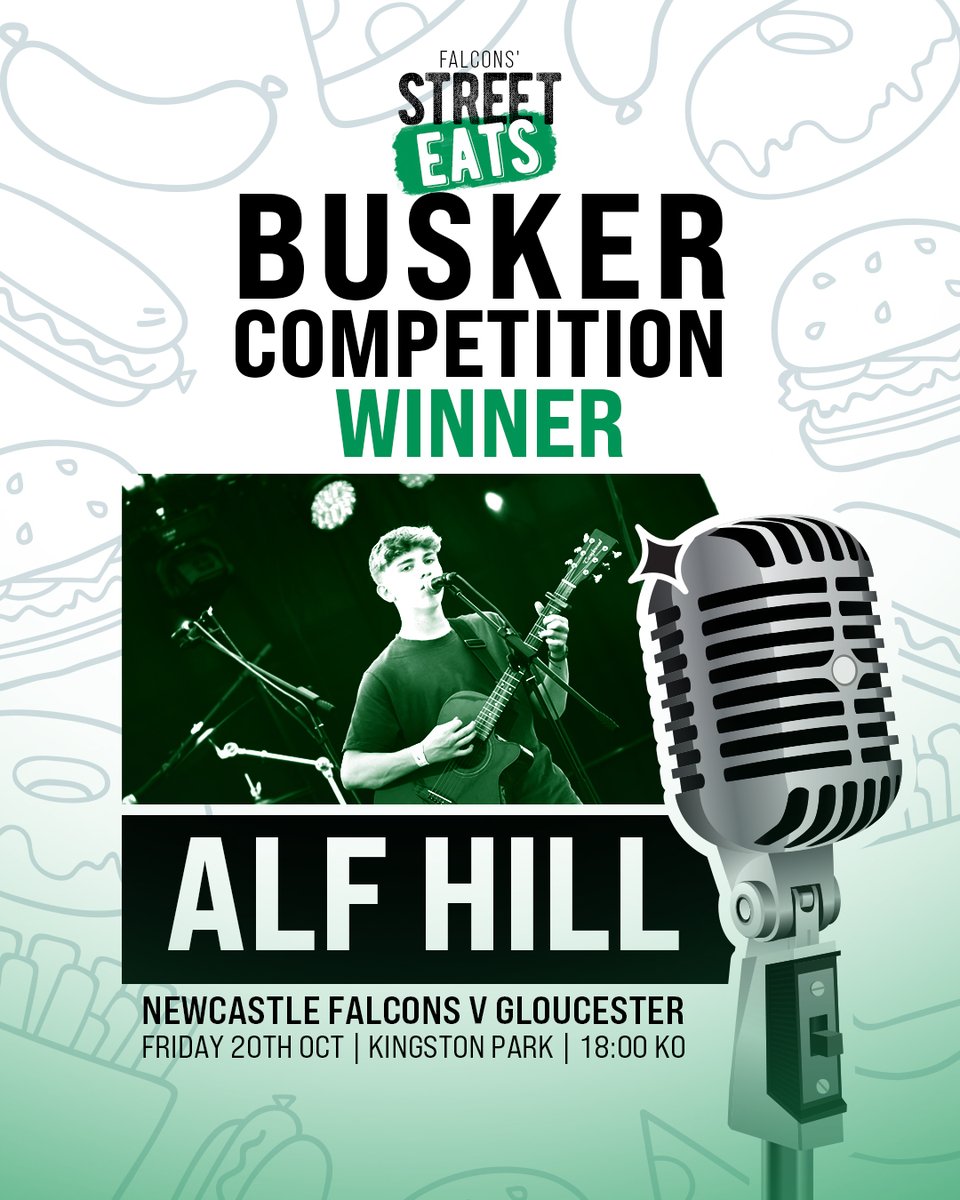 𝗪𝗘 𝗛𝗔𝗩𝗘 𝗔 𝗪𝗜𝗡𝗡𝗘𝗥...

The first winner of our recent busker 🎤 competition is 15-year-old local lad 𝗔𝗹𝗳 𝗛𝗶𝗹𝗹.

𝗖𝗼𝗻𝗴𝗿𝗮𝘁𝘂𝗹𝗮𝘁𝗶𝗼𝗻𝘀 𝗔𝗹𝗳! 👏

Alf will be performing in our 𝗡𝗘𝗪 Street Eats 🍔 hospitality suite at the Gloucester fixture on Friday,