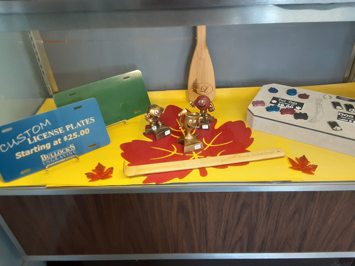 BullocksEngrave's tweet image. Visit our showroom.
Check out our website.
Have a great day!
#BullocksEngraving #EngravableGifts #Awards