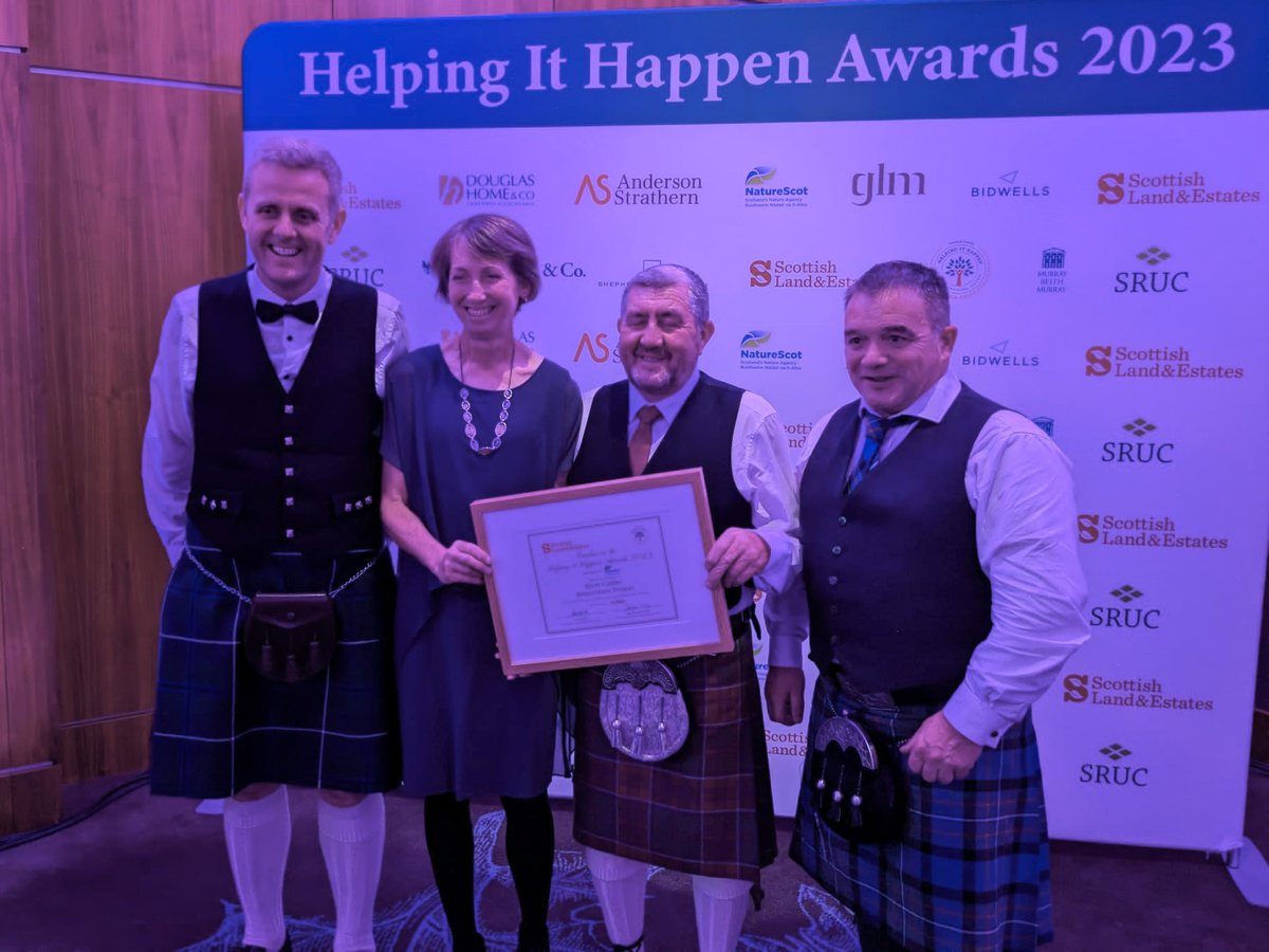 Thrilled to announce our Calder Restoration Project was shortlisted in the Conservation category at the Scottish Land & Estates Awards! Kudos to the winners and thanks to our partners for supporting our mission to enhance the #Speycatchment habitats. 🏆 #HelpingItHappen