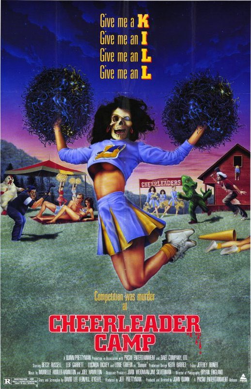 Day 8 
Cheerleader Camp (1988)
Directed by John Quinn
#31DaysOfHorror

This was the VERY FIRST horror movie I watched when I was kid thanks to my cousin. 

#31DaysofHorror #cheerleardercamp #HorrorMovies #80shorror #slasherfilm #johnquin