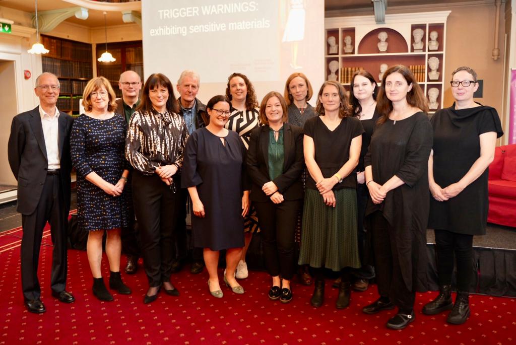 That’s a wrap on a fantastic day of discussions, insights, and learning at #GrangegormanHistories Trigger Warnings: Exhibiting Sensitive Materials at @RIADawson. A huge thank you to all the incredible speakers and attendees for making this seminar memorable!