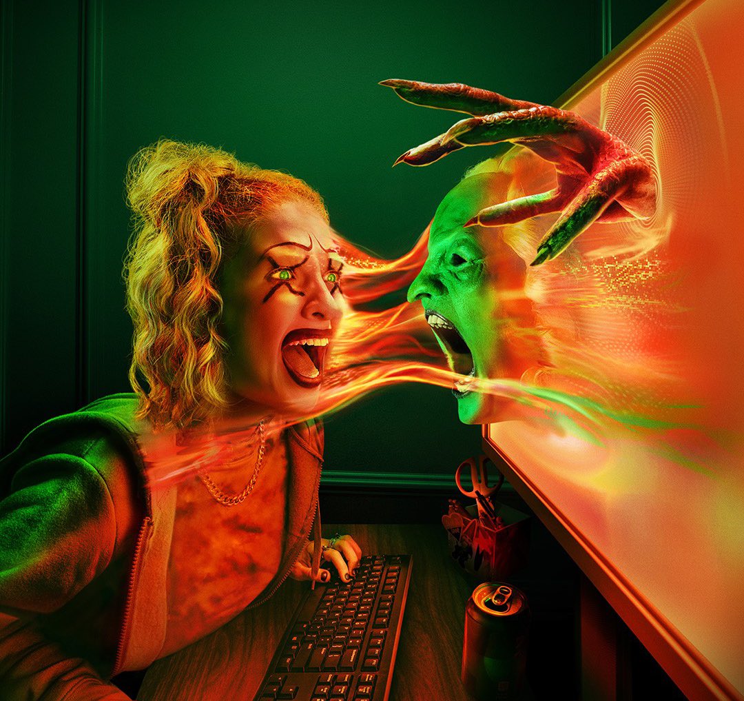 AHS_Source's tweet photo. This Halloween, 4 new Horror Stories are coming. Bestie, Daphne, Tapeworm and Organ. 10.26 on Hulu. #AHStories https://t.co/c3w6oA1TN5