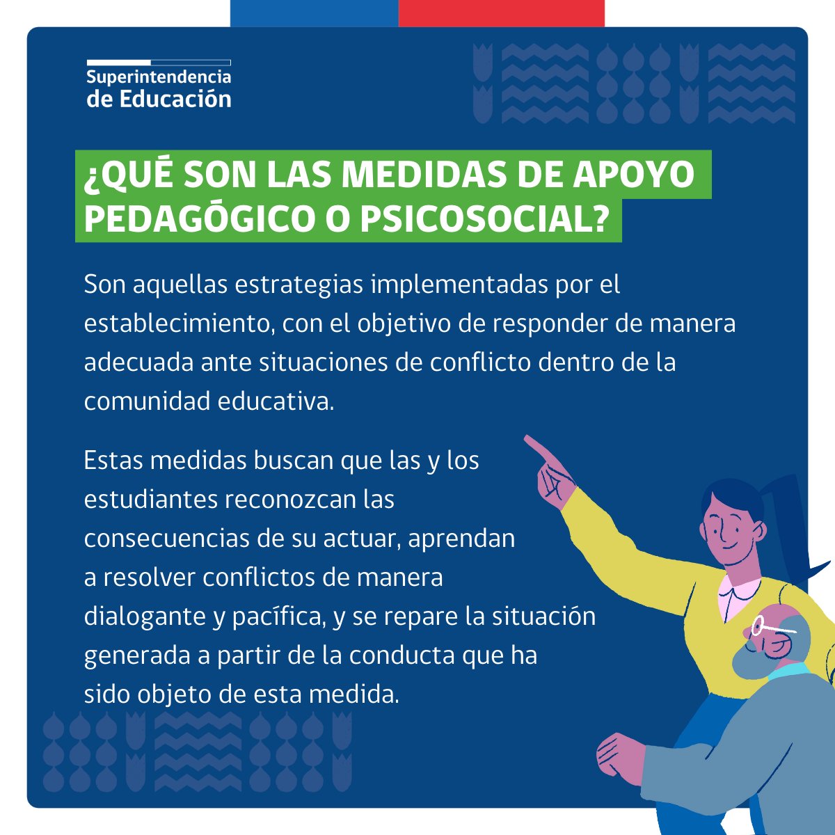supereduc_cl's tweet photo. 💚 Día Mundial de la Salud Mental | Tenemos que conversar, tenemos que acompañarnos. Evitemos el estigma y la discriminación para ir #ConstruyendoSaludMental en el sistema educativo, conociendo e implementando medidas de apoyo pedagógico y psicosocial 🙌 https://t.co/goJbw22PyA