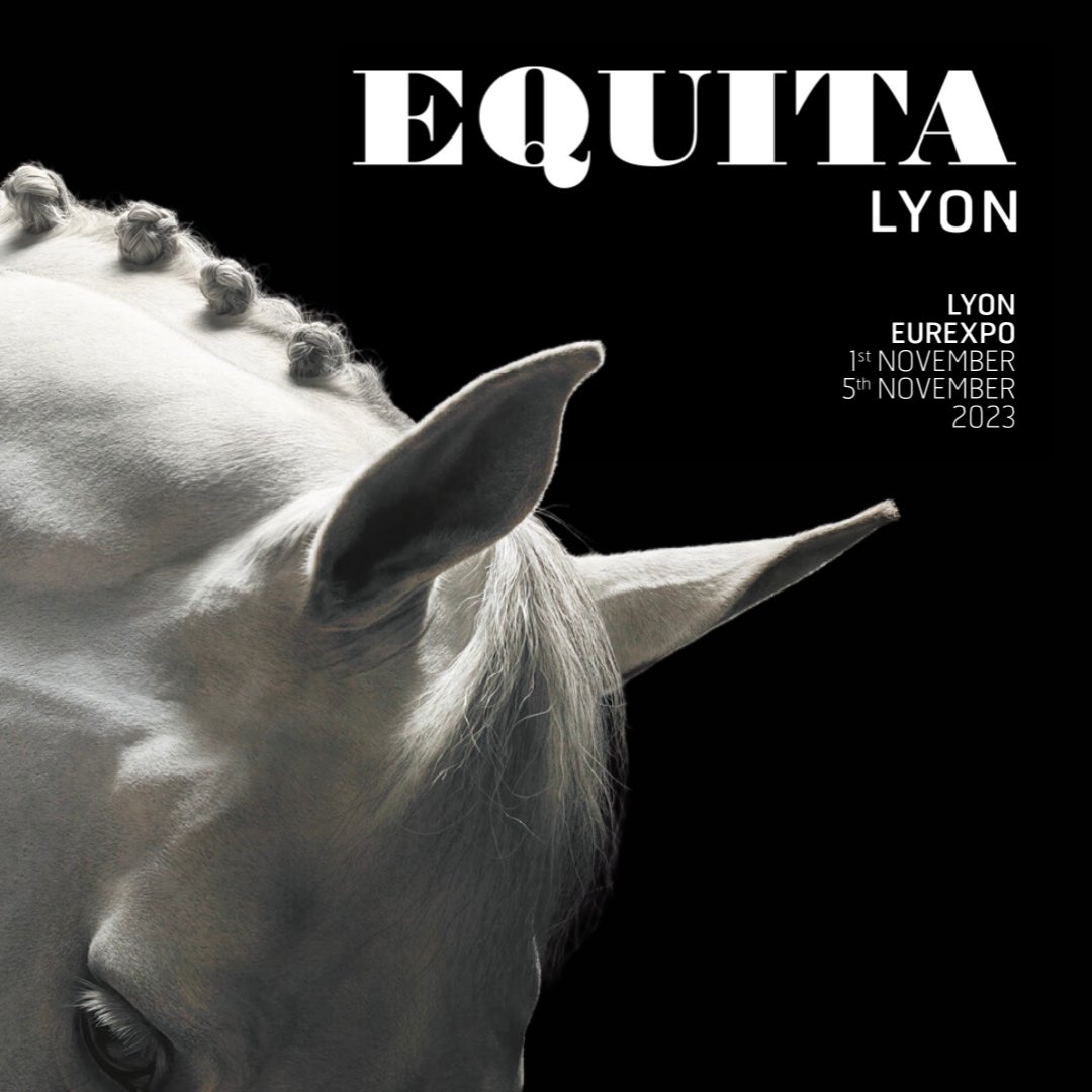 [📢 ÉVÉNEMENT] Plus que trois semaines avant Equita Lyon !
---
Nous vous donnons rendez-vous du mercredi 1er au dimanche 5 novembre sur notre stand PDL-B14 (sous le dôme, après l'entrée), toute l'équipe sera ravie de vous accueillir !

En savoir + ? 👉 equitalyon.com/fr