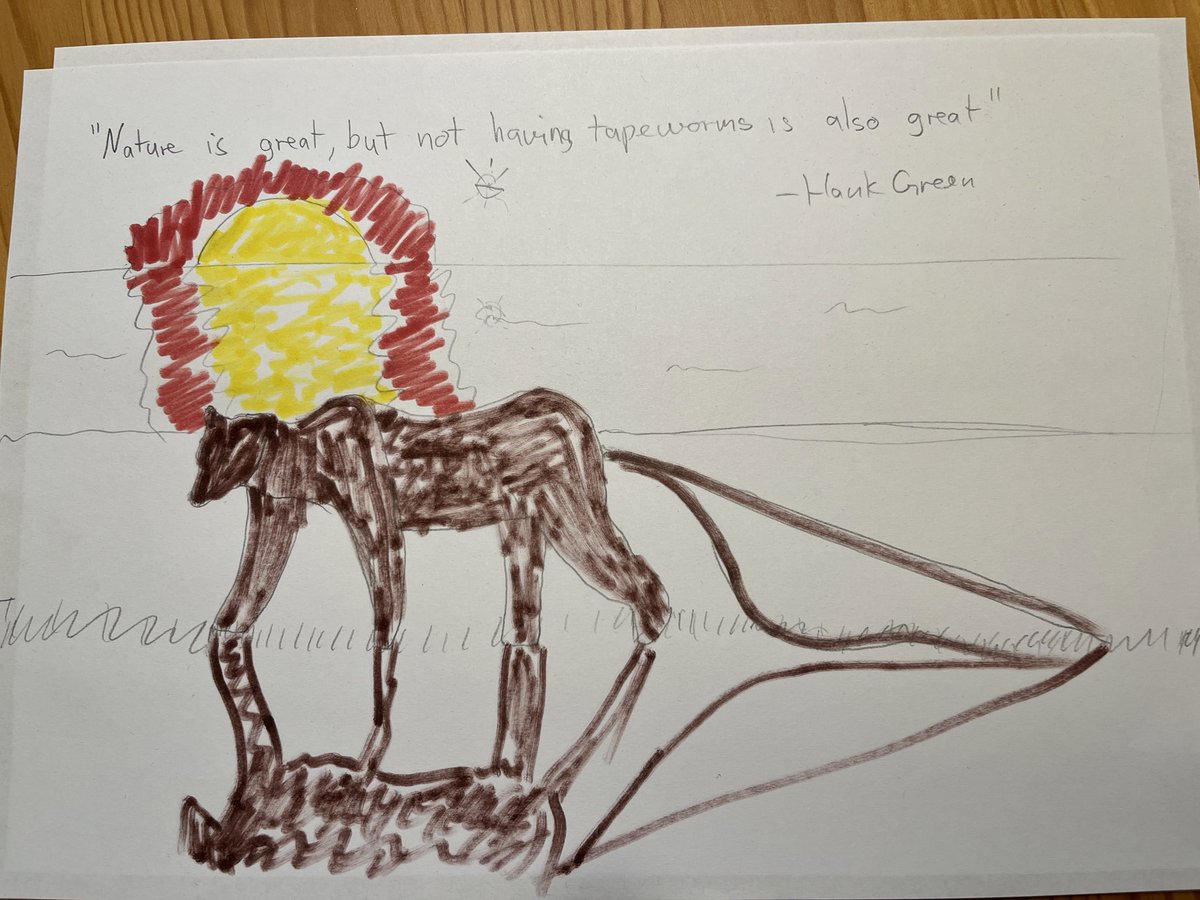 Per_Kingo's tweet image. #Nerdfarters 10: Favourite Quote. 
"Nature is great, but not having tapeworms is also great" - Hank Green
@NerdfArters
