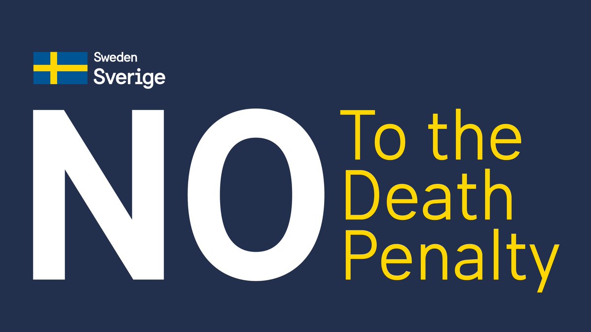 No one should be sentenced to death or executed.

The death penalty is an inhuman and irreversible punishment.

Sweden and the EU condemn the use of the death penalty in all cases, without exception.