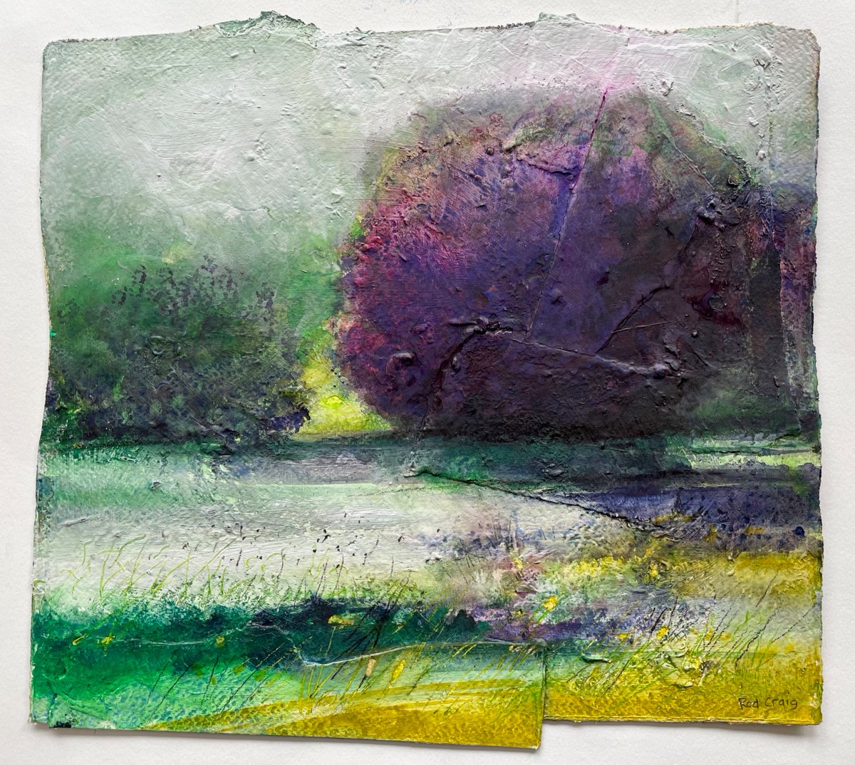 'The Copper Beech' at @BlenheimPalace mixed media on collaged rag paper