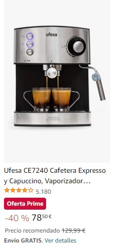 Disfruta de tu nueva cafetera con un 40% de DESCUENTO amzn.to/3ZQizdB