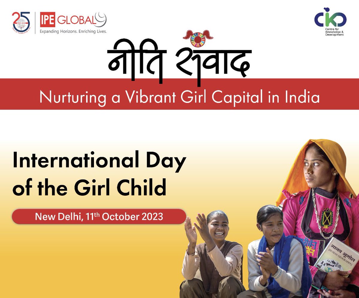Tomorrow, October 11th, we join the world in commemorating the #InternationalDayoftheGirlChild. Together, we can create a world where every girl is safe, educated and empowered to chase her dreams and equitable future for all.

#GenderEquality #IDG2023 #GirlChildDay #education